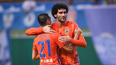 中超-费莱尼破门贾德松进球 泰山3-1广州城